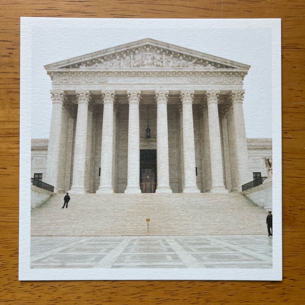Art Print / 5x5 / Supreme Court / 35mm Film